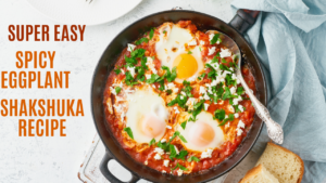 Eggplant Shakshuka in skillet