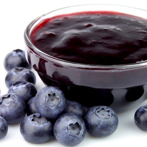 Blueberry Sauce in bowl