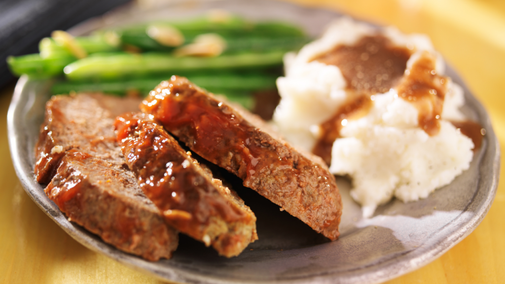 Meatloaf Recipe in plate